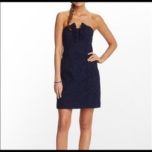 Lilly Pulitzer navy cranky dress 00